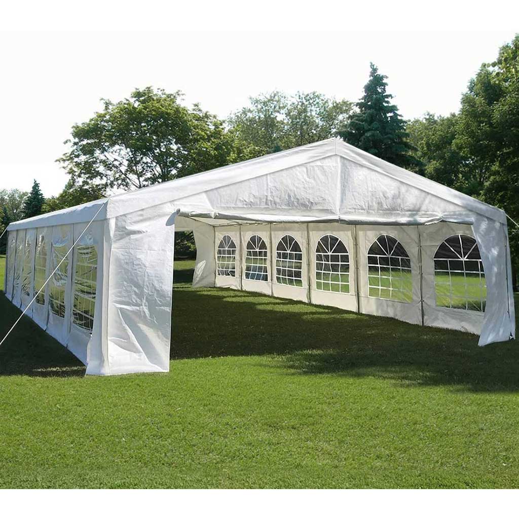 Quictent 20x30ft Large White Party Tent - Waterproof & UV Resistant for Outdoor Weddings, Events, and Gatherings