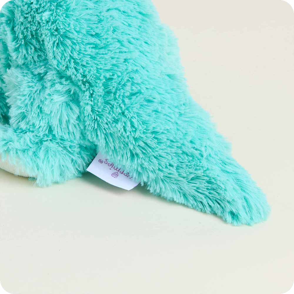 Teal Long Neck Dinosaur Plush Toy - Soft & Cozy Microwavable Warmies for Kids | Perfect for Bedtime, Anxiety Relief & Cold Weather Comfort