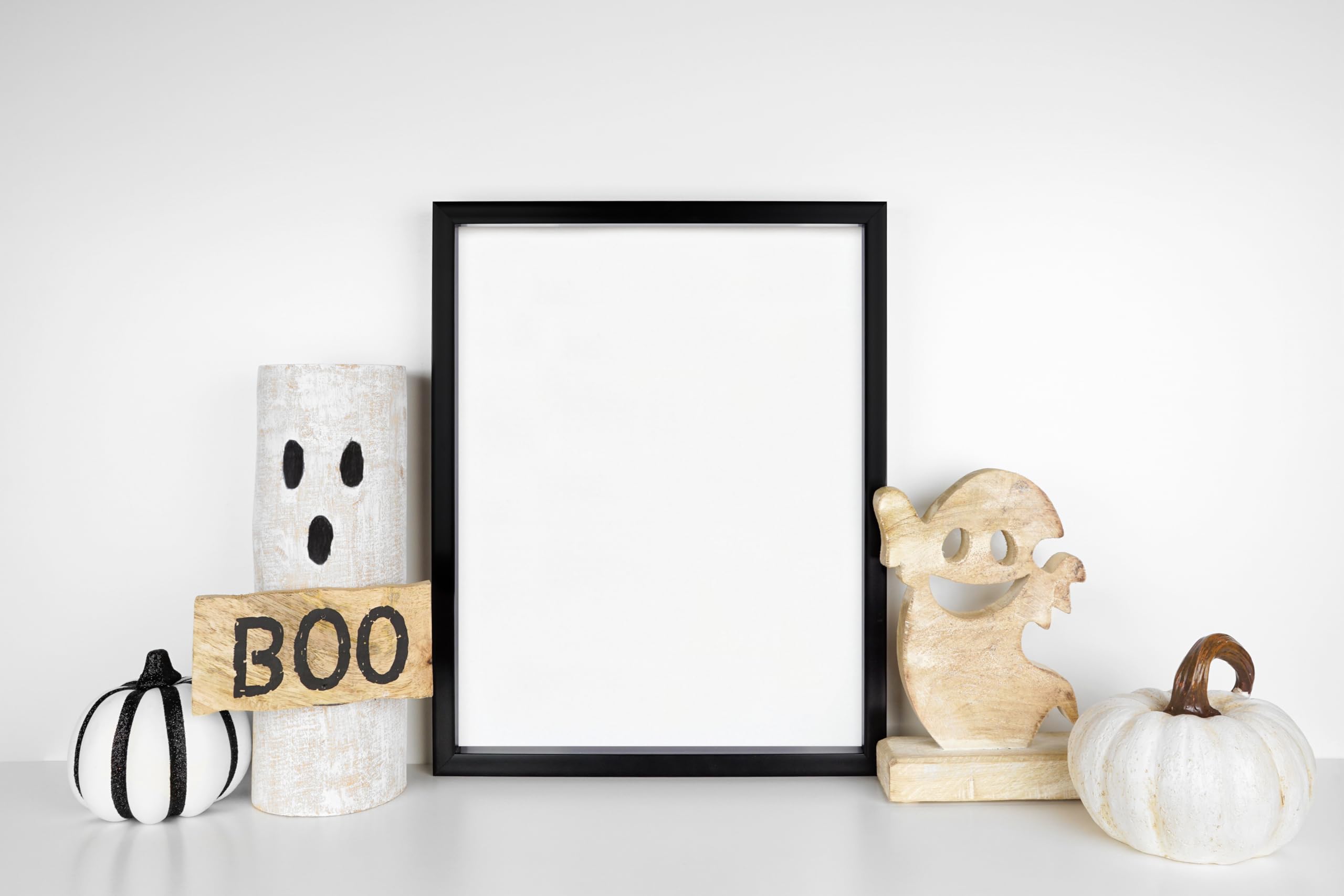 16x20 Black Wooden Poster Picture Frame - 100% Eco-Friendly Natural Solid Wood with Thick Border for Wall Mounting | Perfect for Home Decor, Office Art Display & Gift Giving