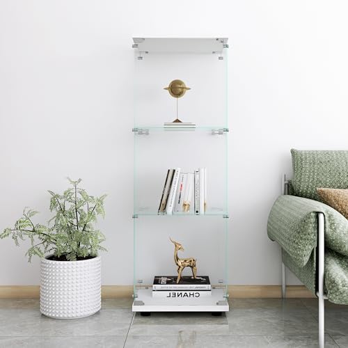White-1 Door 3 Shelves