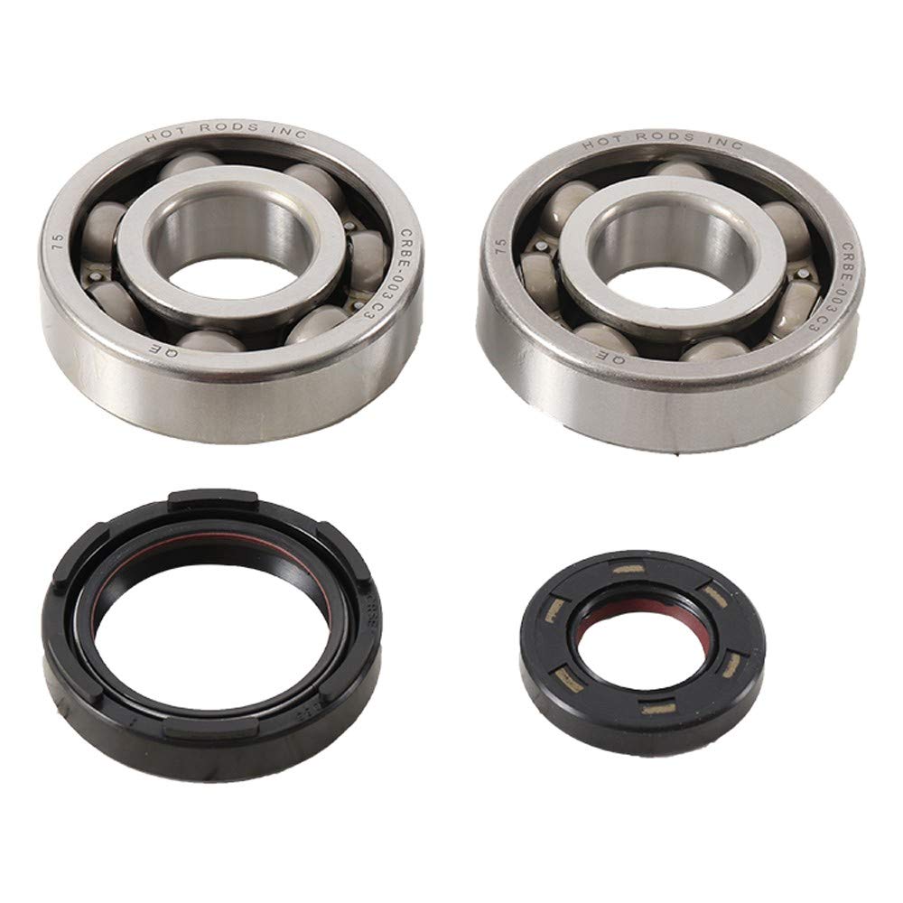 Hot Rods K228 Main Bearing and Seal Kit - Complete Engine Rebuild Kit for Dirt Bikes & ATVs - Perfect for Honda CRF250R, CRF450R, Yamaha YZ250F, YZ450F - High Performance Motorcycle Engine Repair & Maintenance