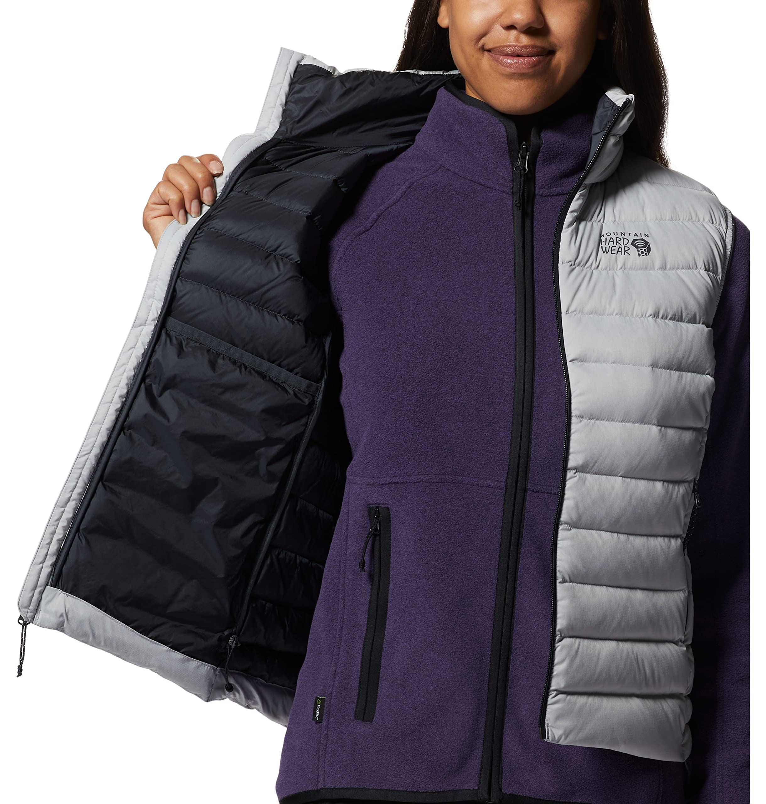 Mountain Hardwear Women's Deloro Down Vest - Lightweight Insulated Puffer Vest for Hiking, Camping & Outdoor Activities | Warm Winter Layering Piece