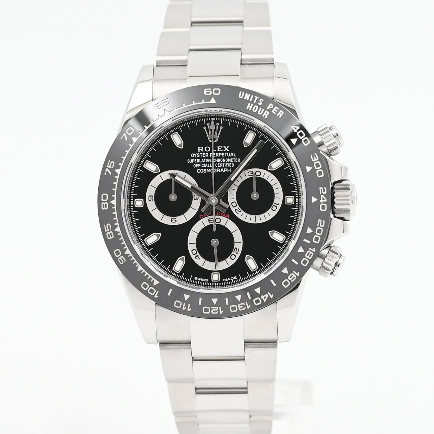 Rolex Cosmograph Daytona Men's Watch 2018 Model - Luxury Chronograph Timepiece for Business, Sports & Special Occasions