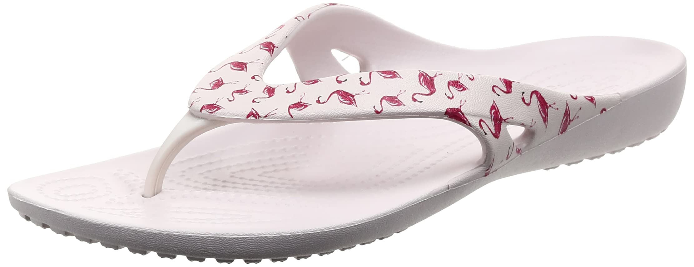 Crocs Women's Kadee II Graphic Flip Flops - Comfortable Summer Sandals for Beach, Pool & Casual Wear