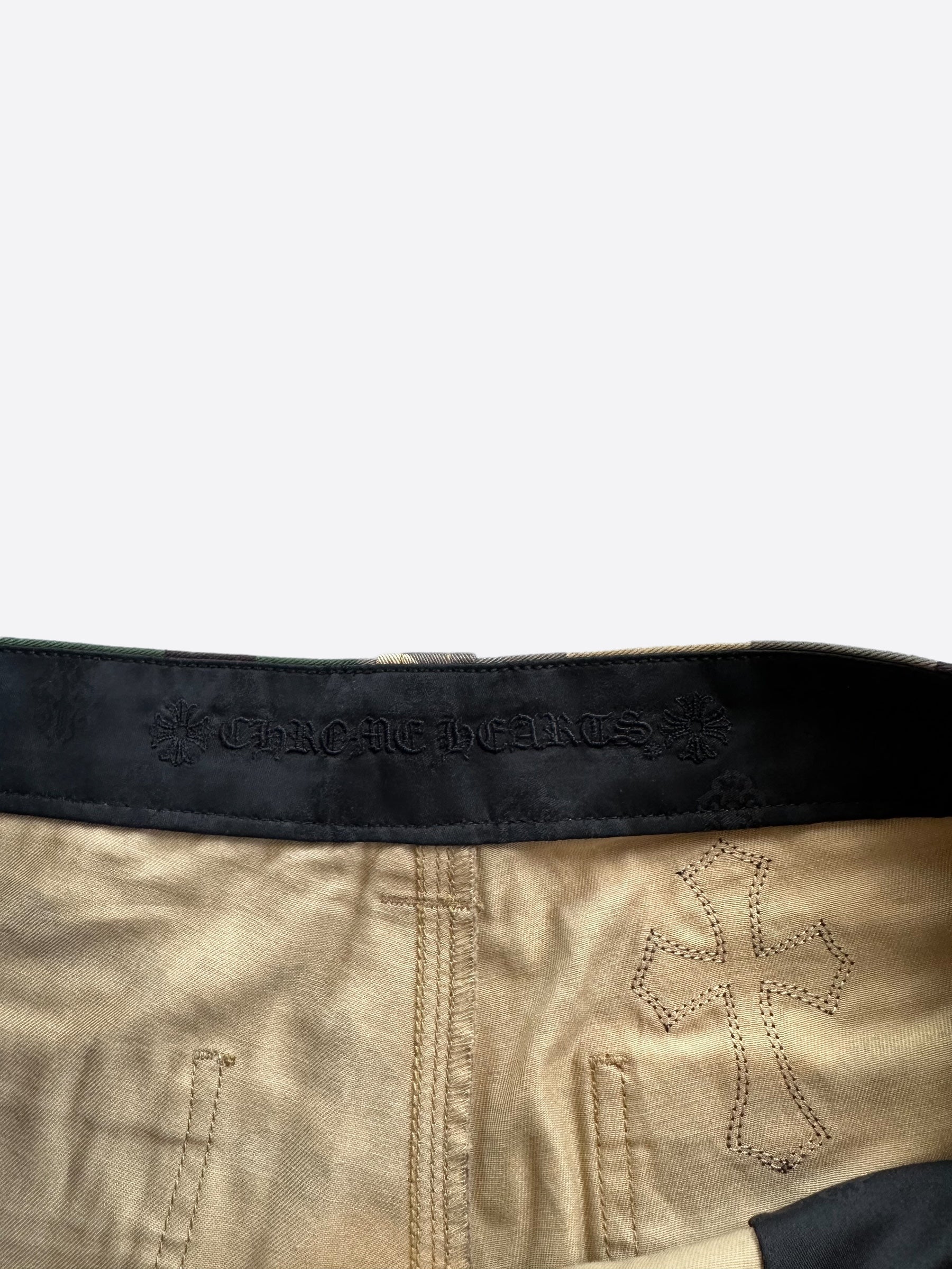 Chrome Hearts Camouflage Cross Patch Carpenter Shorts - Trendy Streetwear for Men | Perfect for Casual Outfits, Music Festivals & Urban Fashion