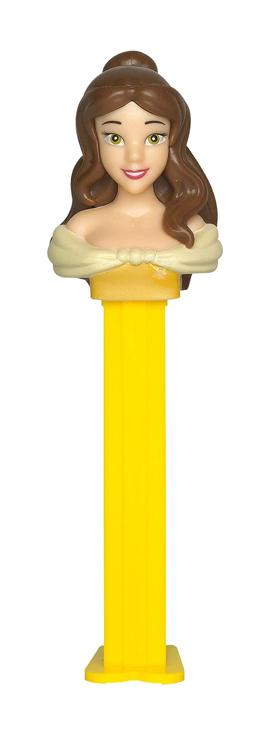 Disney Princess Belle PEZ Candy Dispenser with 2 Fruit Flavored Candy Rolls - 1.0 Count - Perfect for Collectors, Gifts & Disney Movie Nights
