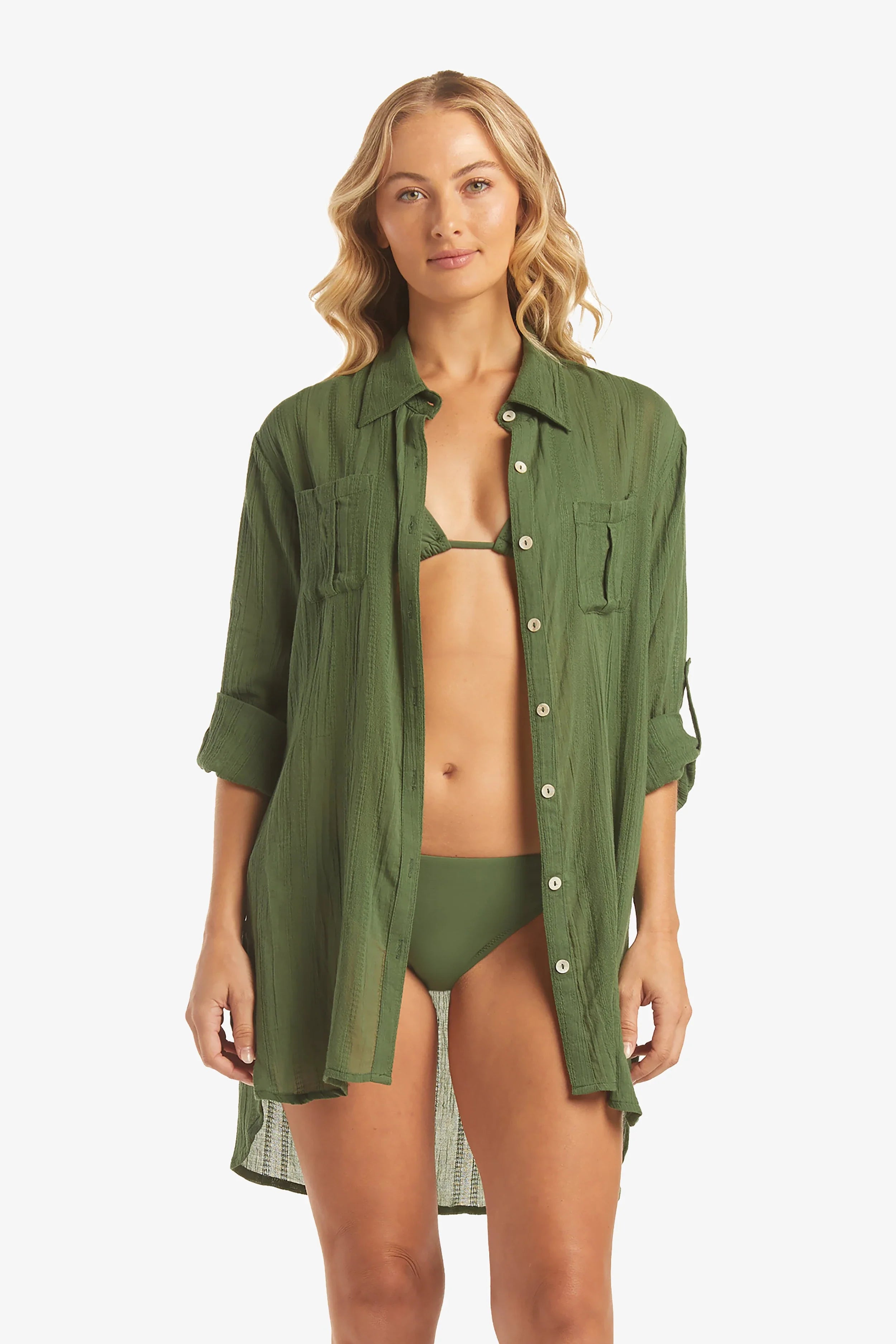 Comfortable Relaxed Shirt Dress for Women - Casual Fatigue Style | Perfect for Work, Weekend Outings & Travel