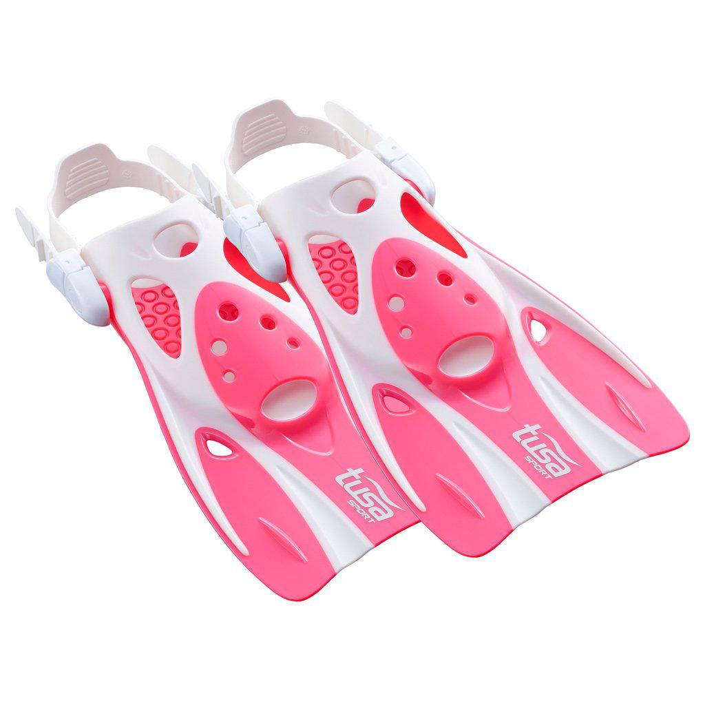 Tusa Sport Compact Snorkeling Fins - Lightweight Travel Fins for Scuba Diving, Snorkeling & Swimming | Perfect for Beach Vacations & Underwater Adventures
