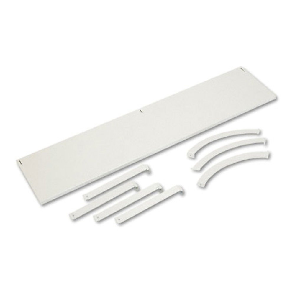 Basyx by HON Maxon Panel Room Divider with Hanging Shelf - Modern Office Partition & Storage Solution for Workspace Organization