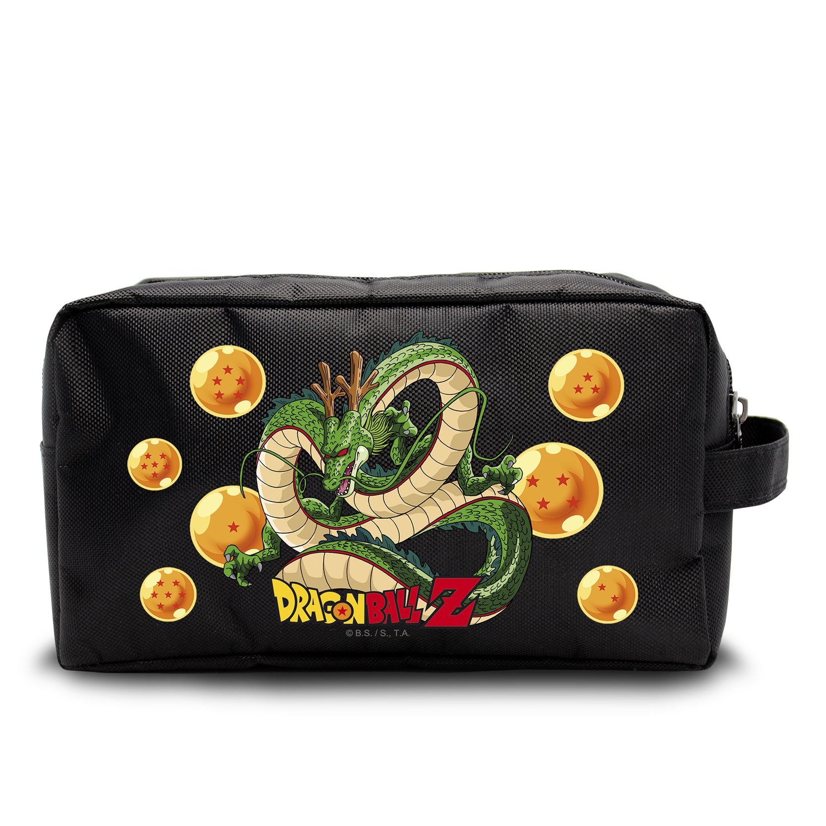 ABYstyle Dragon Ball Z Shenron Toiletry Bag - Black Travel Cosmetic Pouch for Men & Women | Perfect for Gym, Travel & Daily Use