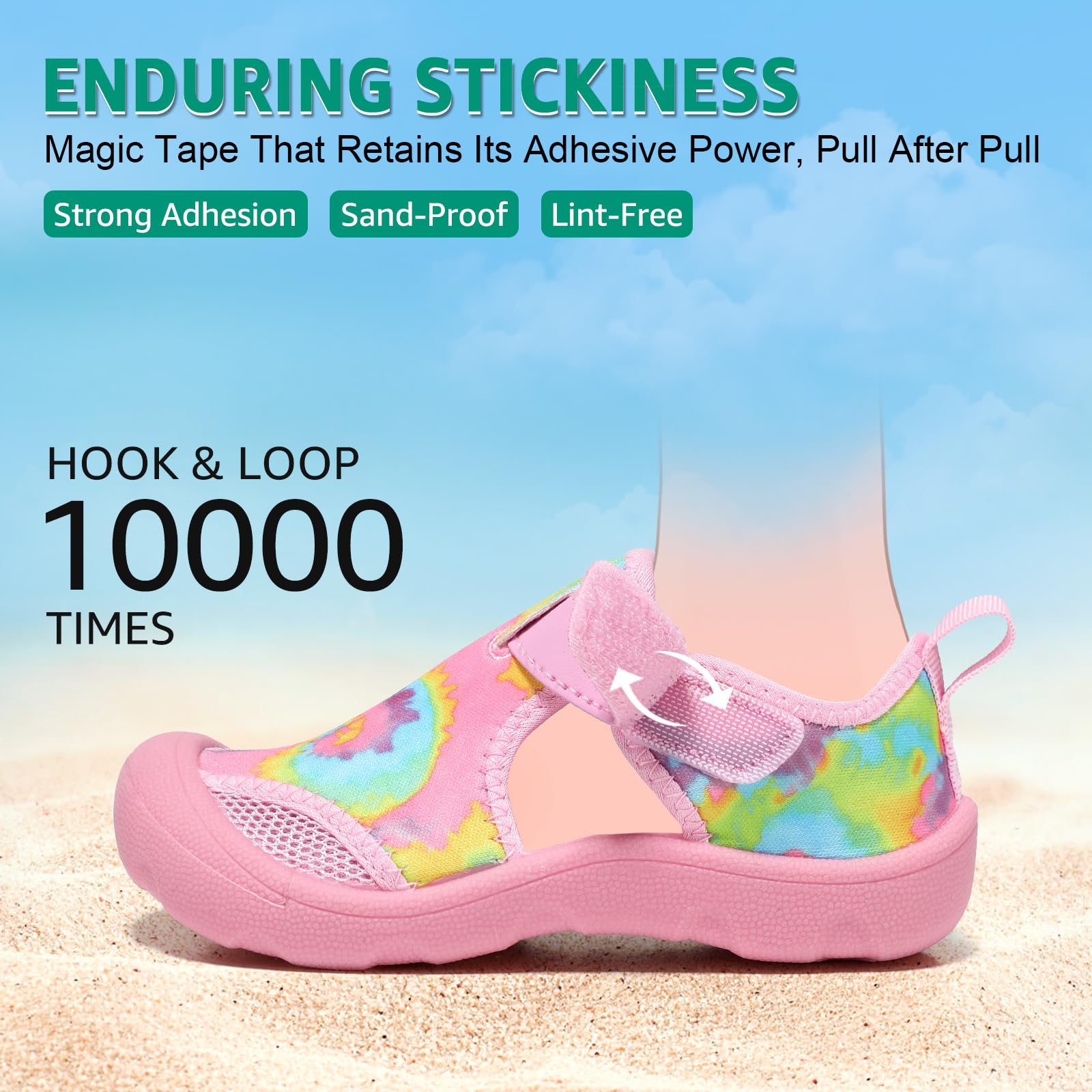 **Toddler Quick-Dry Water Shoes for Beach, Pool & Swimming - Non-Slip Cute Kids Aqua Shoes for Boys & Girls**    *(Perfect for Beach Vacations, Pool Parties, Water Parks & Summer Adventures!)*