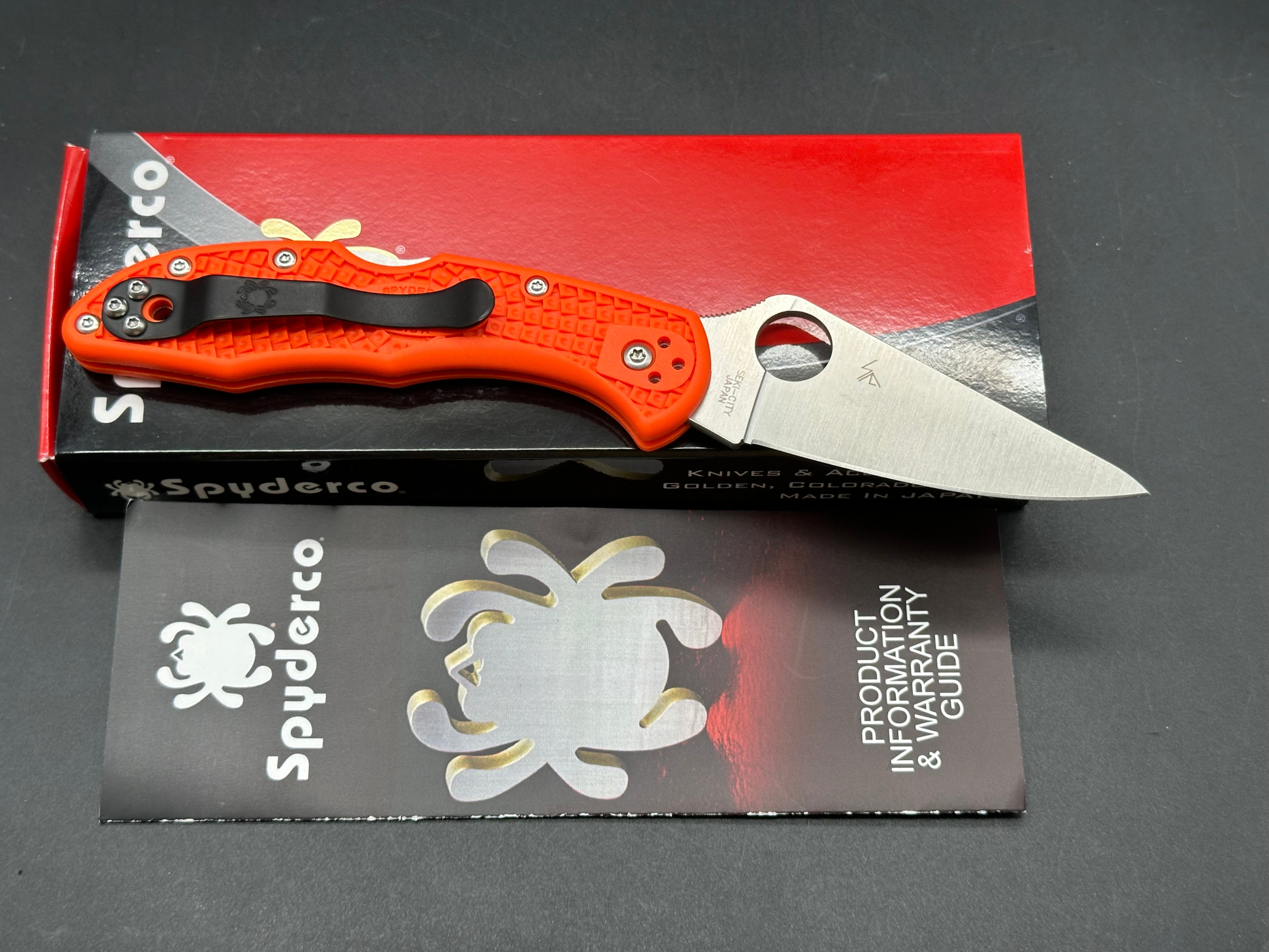 Spyderco Delica 4 Lightweight Folding Knife - 2.89