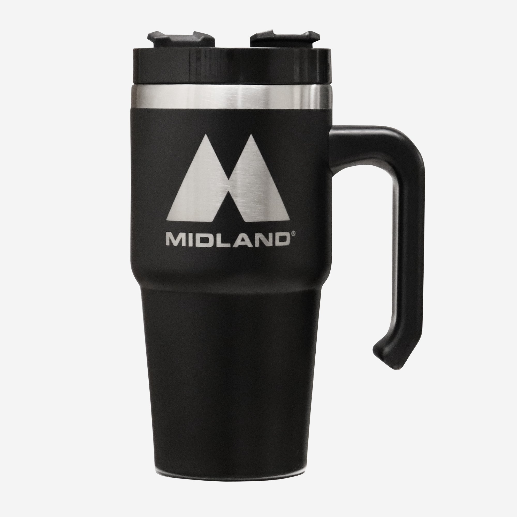 Midland EST 1959 Crest Tumbler - Vintage Insulated Stainless Steel Cup for Coffee, Tea & Cold Drinks - Perfect for Camping, Travel & Office Use