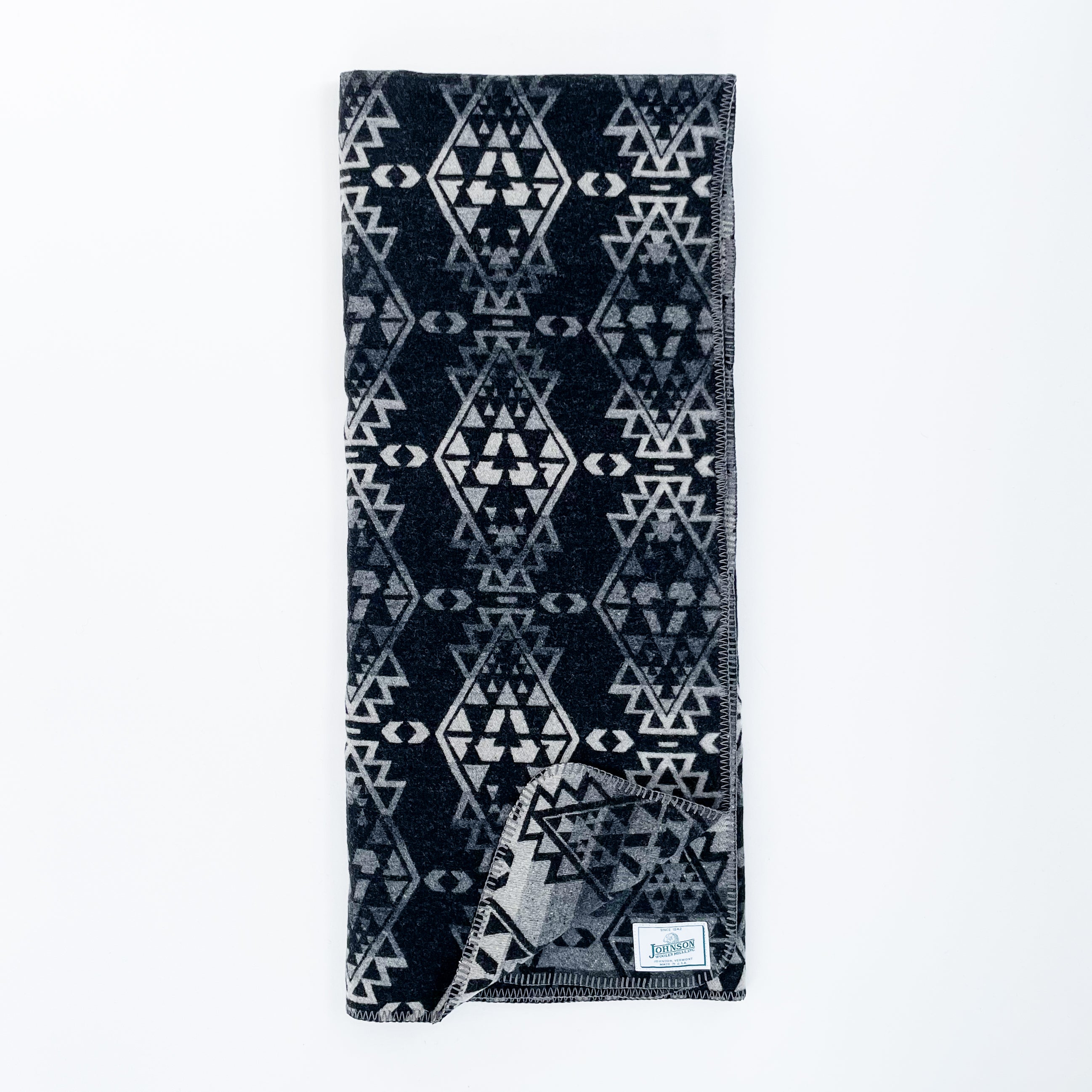 Norris Wool Throw Blanket - Soft & Warm Indian Print Design - Perfect for Sofa, Bed & Cozy Home Decor