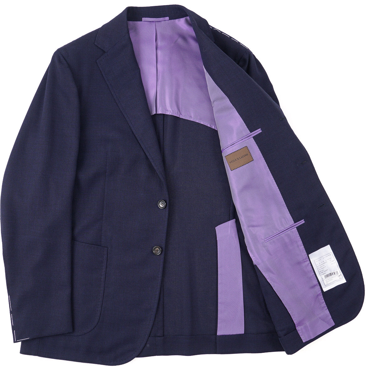 Stylish Stile Latino Woven Fresco Wool Blazer for Men - Lightweight & Breathable Business Jacket - Perfect for Office, Weddings & Formal Events