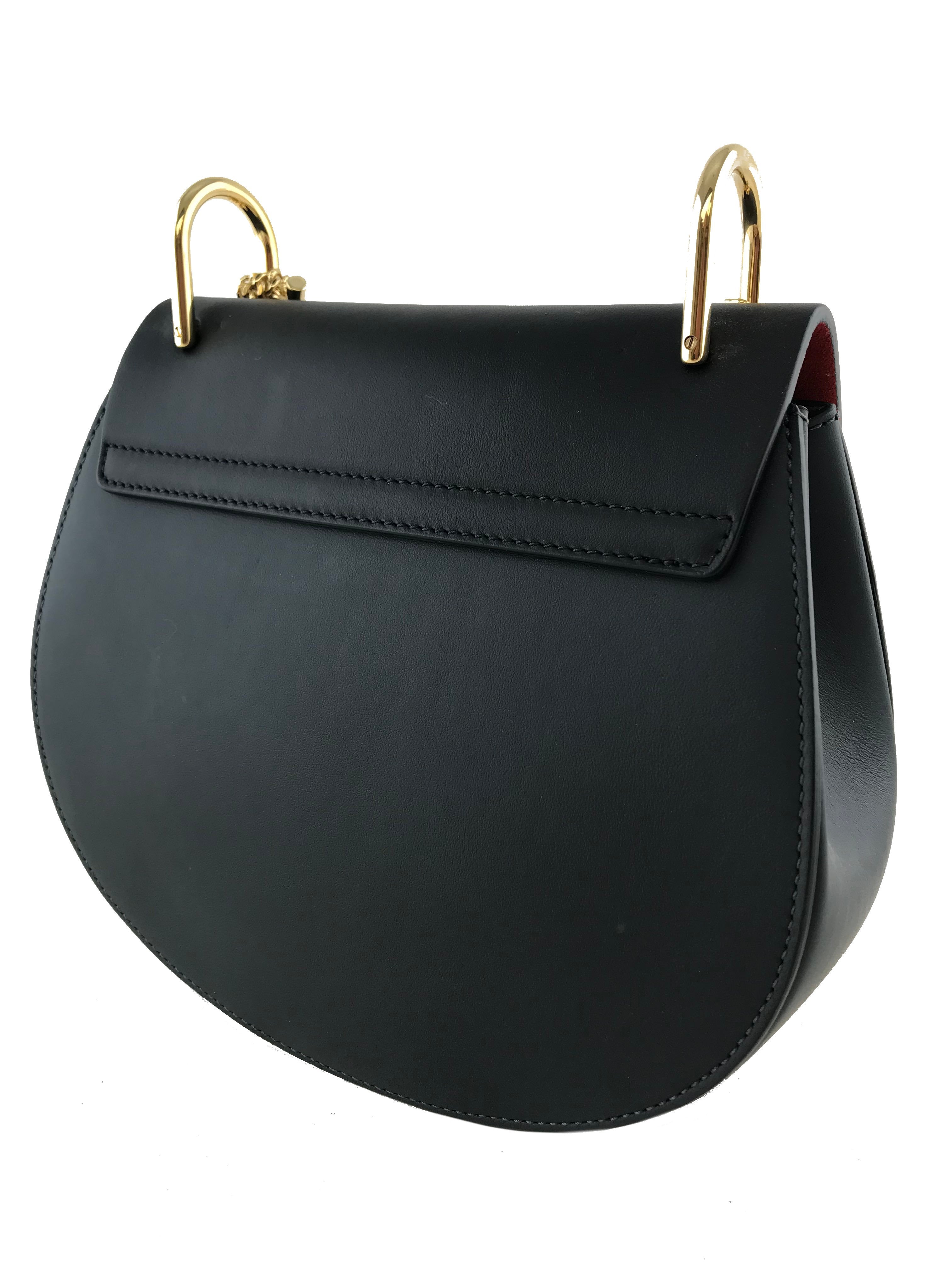 Chloe Suede Calfskin Small Drew Crossbody Bag Plaid Print - Stylish Women's Shoulder Purse for Work, Date Night & Travel