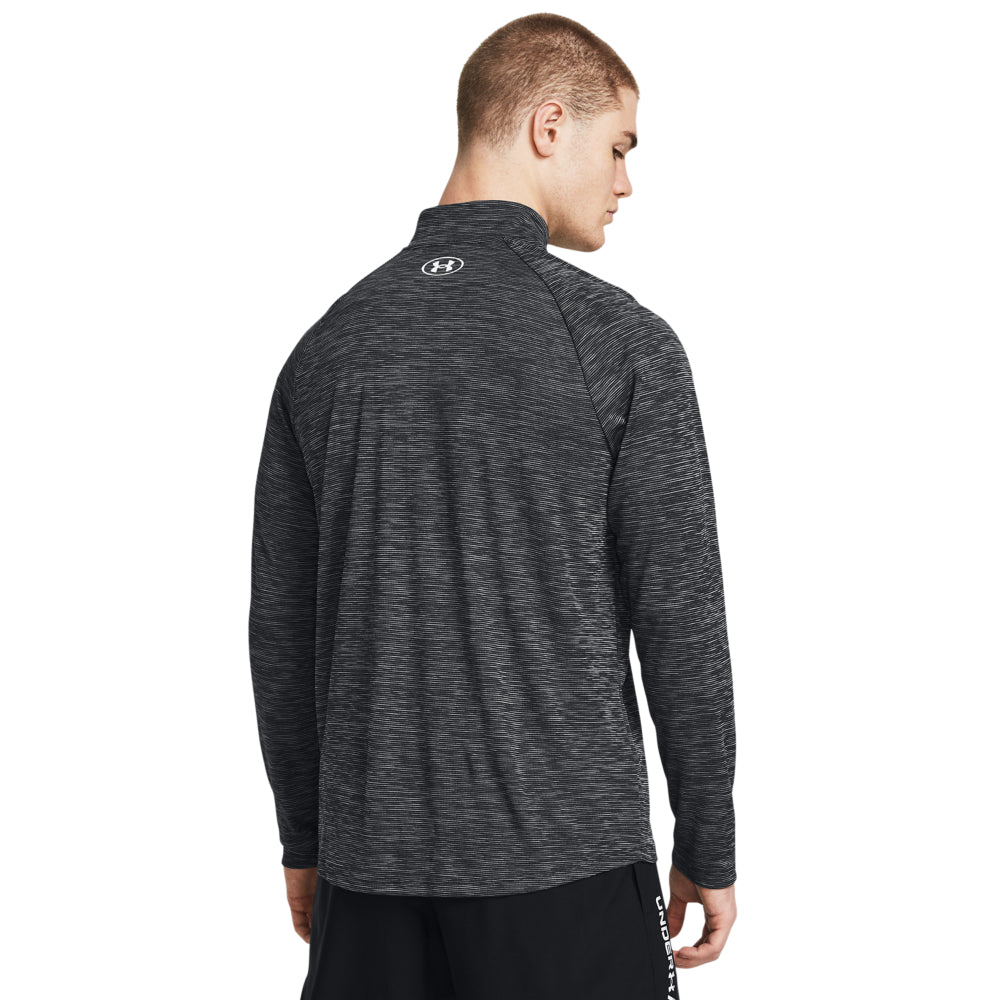 Under Armour Men's Tech Textured 1/2 Zip Pullover - Lightweight Performance Shirt for Running, Gym & Outdoor Activities