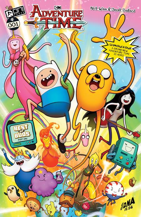 Adventure Time (2025) #1 B David Nakayama Variant Comic Book - Limited Edition Collectible - Perfect for Fans & Comic Collectors - Great Gift for Birthday, Christmas & Geek Culture Enthusiasts