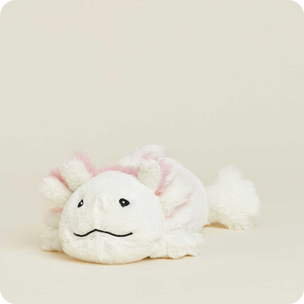 Axolotl Warmies Junior - Adorable Plush Stuffed Animal with Heat Therapy for Kids | Perfect for Snuggling, Stress Relief & Bedtime Comfort