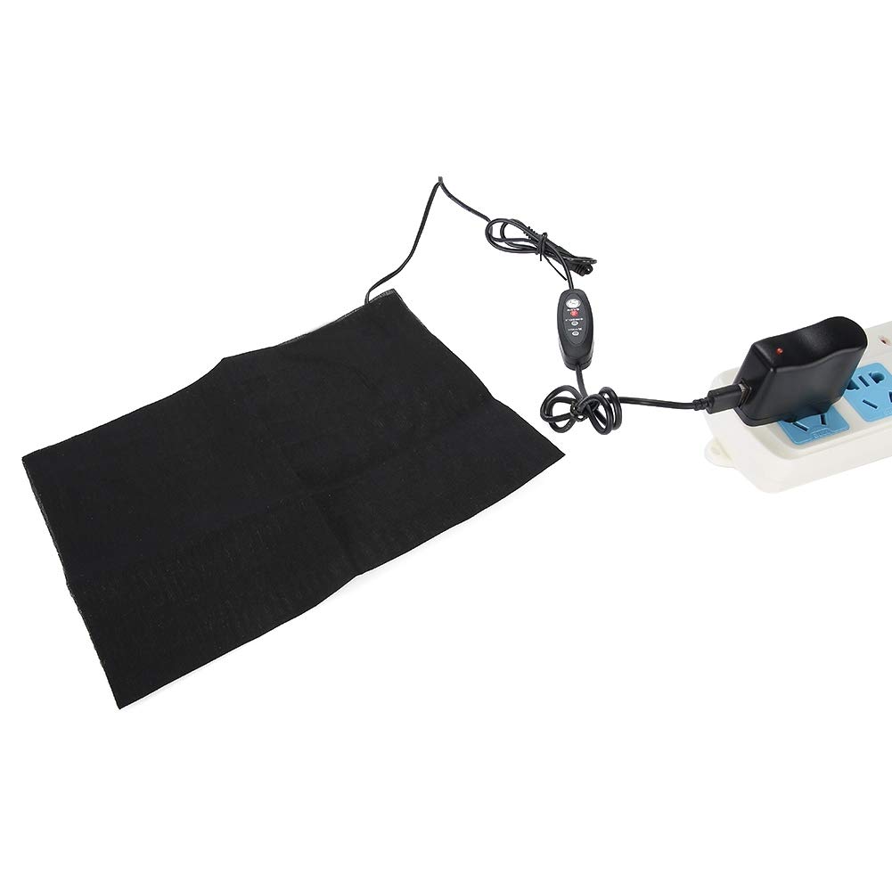 Electric Heating Pad for Back, Shoulder & Belly Pain Relief - USB Powered Washable Waist Warmer for Home & Office Use - Perfect for Period Cramps, Muscle Soreness & Winter Warmth