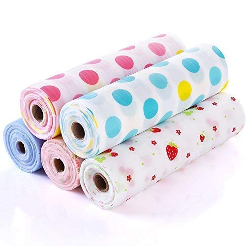 Non-Slip Kitchen Drawer Liners - Waterproof Shelf & Refrigerator Mats (45x500cm) - Anti-Skid Cabinet Organizer for Countertops, Pantry & Food Storage Areas