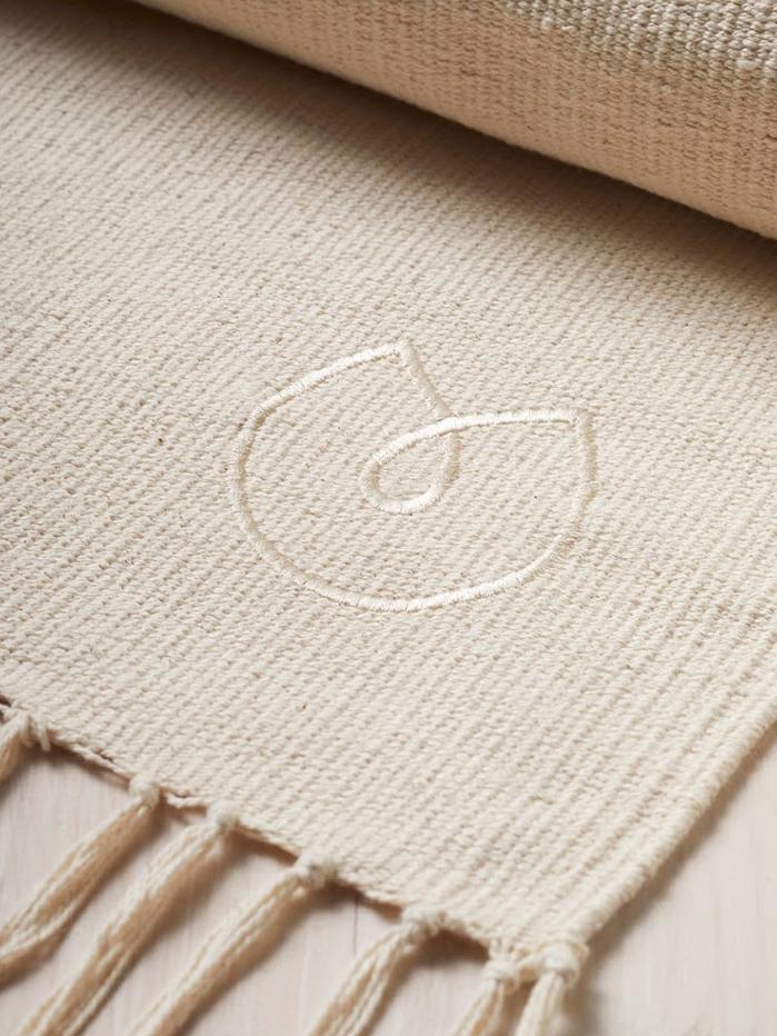 Organic Cotton Yoga Mat - Non-Slip, Eco-Friendly & Extra Thick for Hot Yoga, Pilates & Meditation - Perfect for Home & Studio Practice