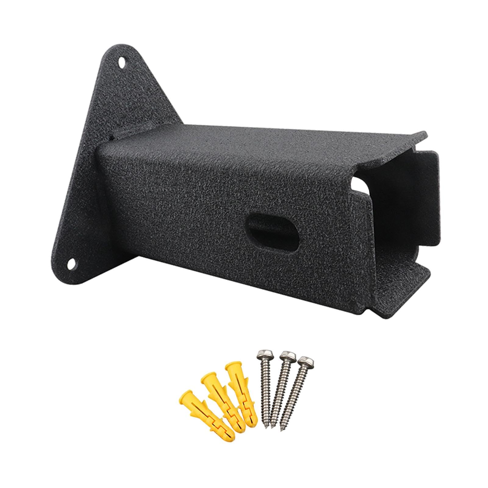 MagiDeal Heavy Duty Wall Mount Trailer Hitch Receiver Storage Rack - Secure Iron Bicycle Hook & Ski Rack Organizer for Garage, Shed, or Outdoor Bike Storage