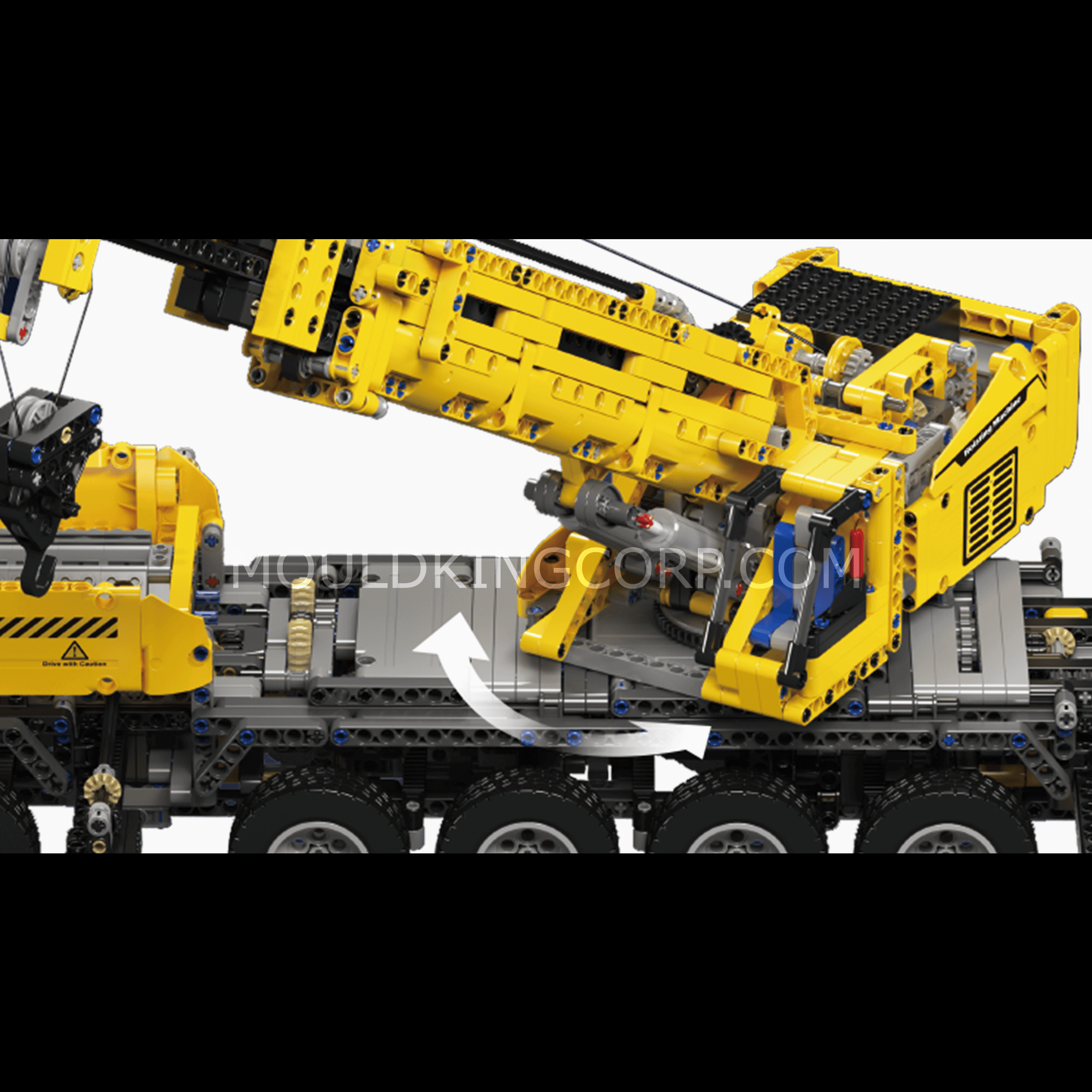 Mould King 17047 Mechanical Crane C+ Building Set - 2,688 Piece STEM Educational Construction Toy for Adults & Kids | DIY Engineering Model Kit for Creative Play & Home Decoration