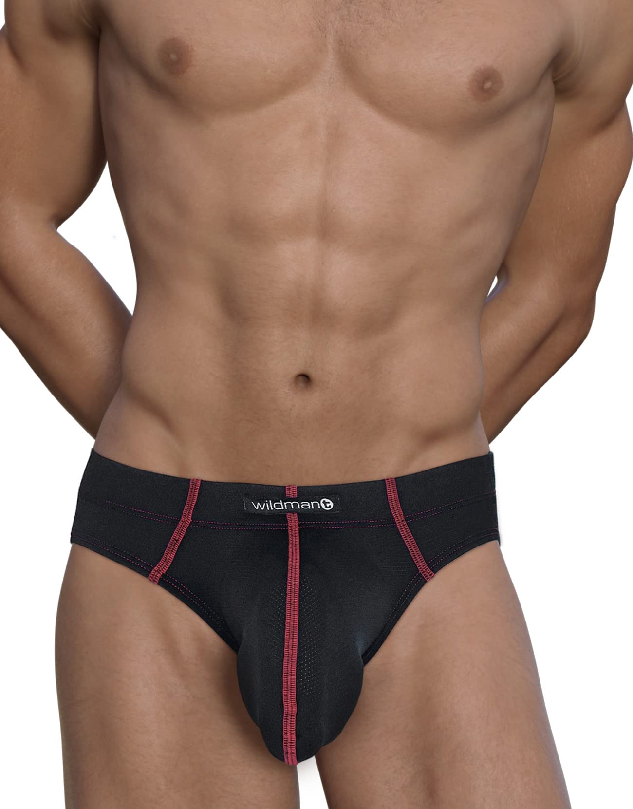 Stitch Big Boy Pouch Brief - Red Underwear for Men | Comfortable & Breathable | Perfect for Gym, Lounge & Everyday Wear