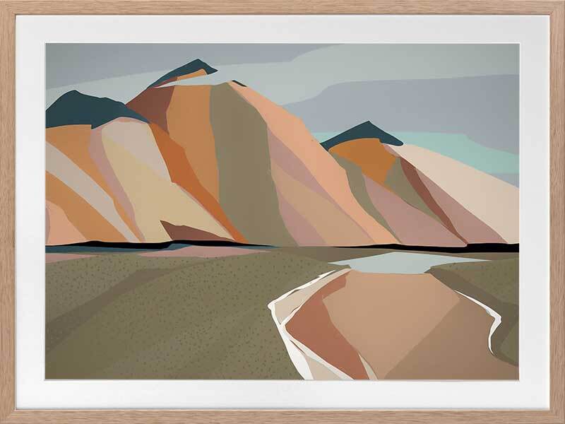 Australian Alps Framed Art Print - Stunning Landscape Wall Decor for Home & Office - Perfect for Living Room, Bedroom or Office Decoration