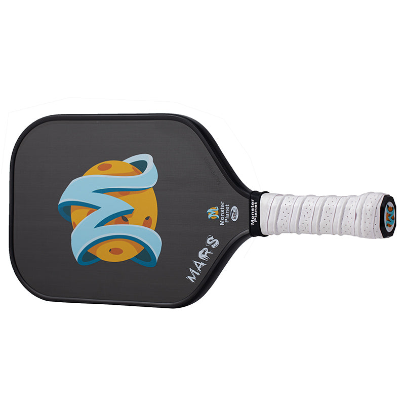 Monster Planet Mars 16mm Carbon Fiber Pickleball Paddle - Professional Tournament Grade Paddle for Outdoor & Indoor Play - Perfect for Competitive Matches and Recreational Games