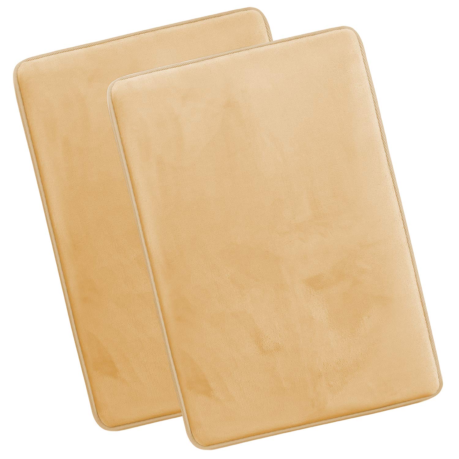 Clara Clark Memory Foam Bath Mat Set of 2 - Ultra Soft Non-Slip Bathroom Rug, Super Absorbent & Fast Drying, Machine Washable (20