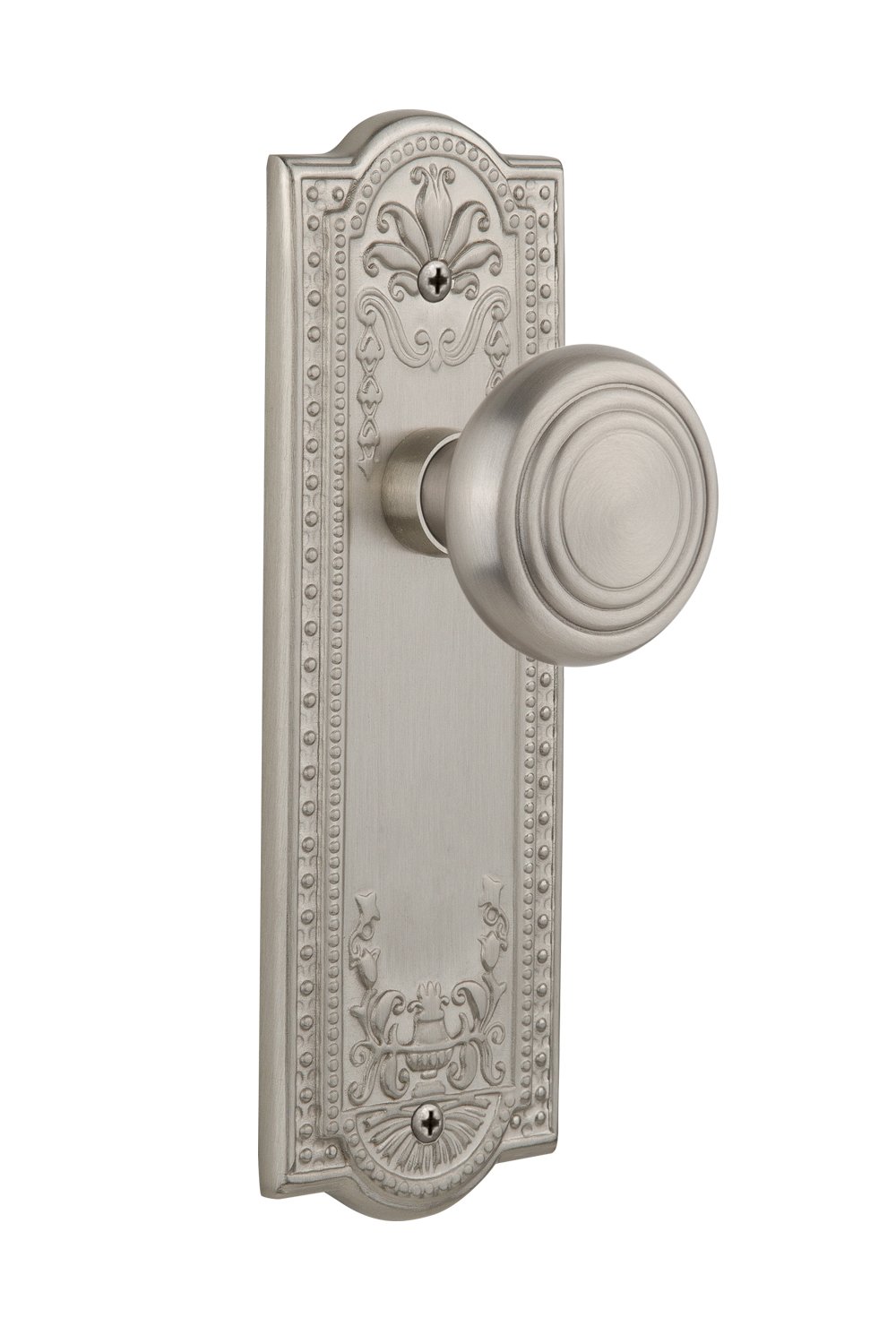 Nostalgic Warehouse Meadows Plate with Deco Knob - 2.75