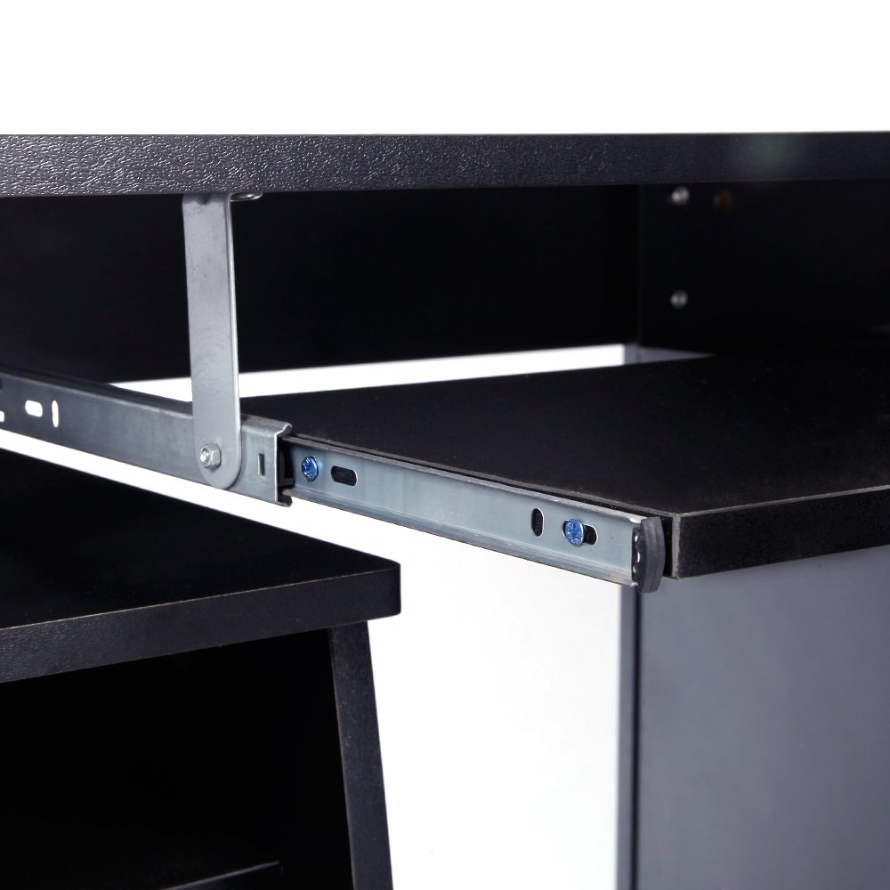 Ergonomic Computer Desk with Storage Drawer & Keyboard Tray - Home Office Desk, Study Writing Workstation for Small Spaces | Perfect for Remote Work, Online Classes & Gaming Setup