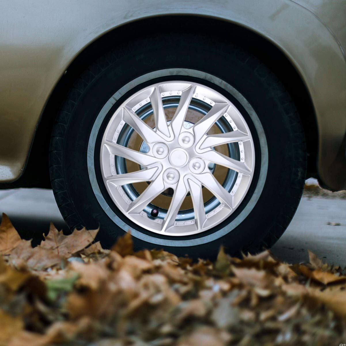 BESPORTBLE 14 Inch Hubcaps Wheel Covers - Durable Car Rim Protectors for Standard Steel Wheels (Set of 1) | Perfect for Sedans, SUVs & Trucks - Enhance Vehicle Appearance & Protect Rims from Damage