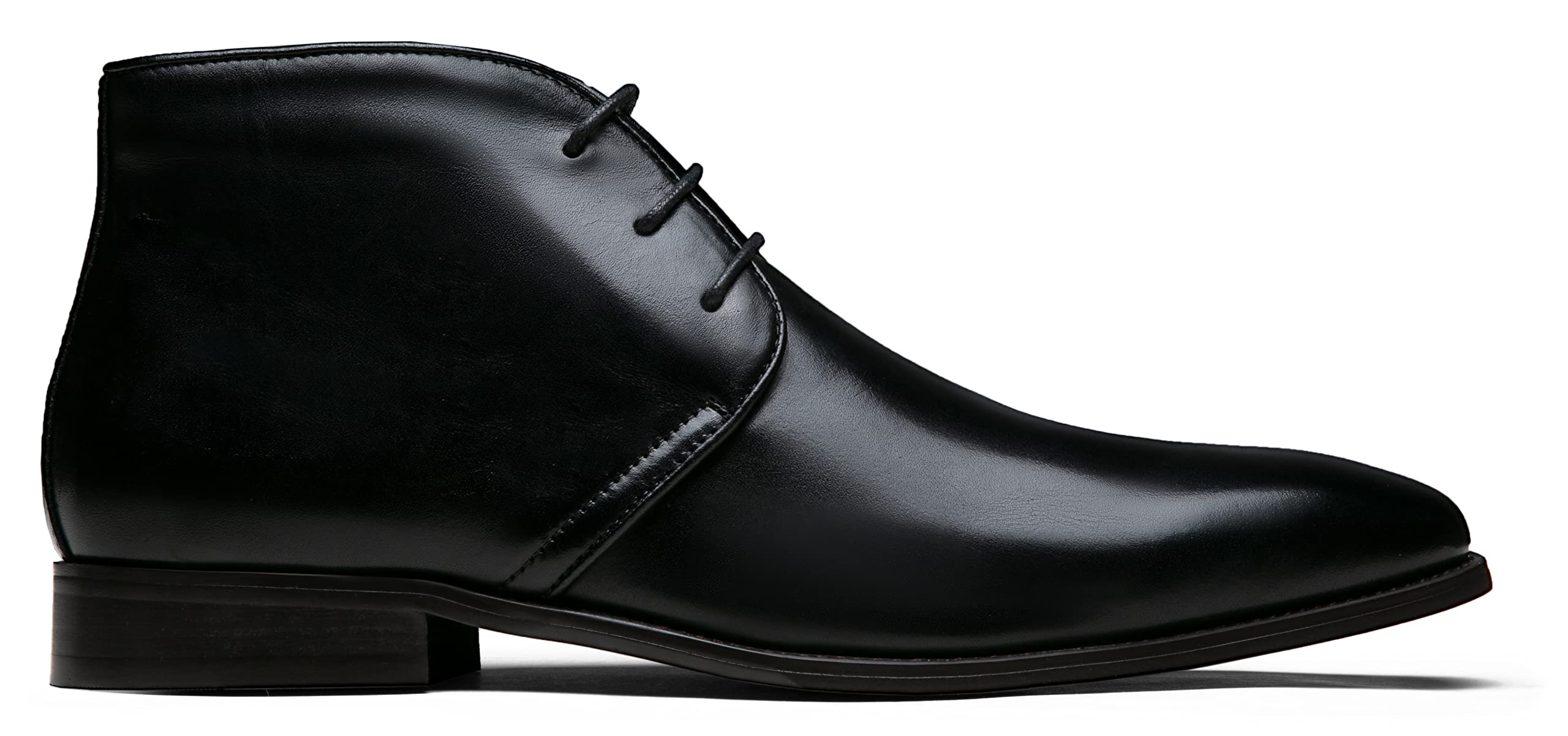 Jousen Men's Classic Leather Dress Boots - Retro Polish Ankle Chukka Boots for Formal & Casual Wear | Office, Date Night, Outdoor Events