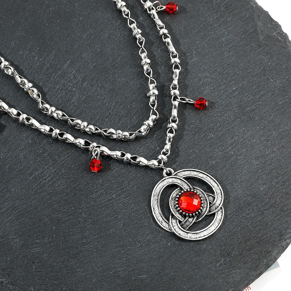 Elegant Alloy Silver Necklace for Women - Trendy Fashion Jewelry Gift for Her - Perfect for Date Night, Parties & Special Occasions