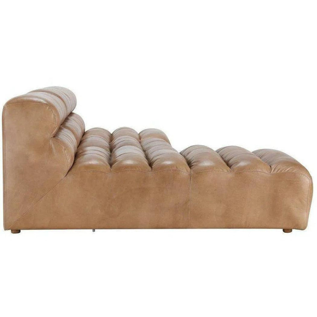 3PC Set Tan Leather Reversible Modular Sofa - Modern Sectional Couch for Living Room, Lounge & Office - Soft & Durable Faux Leather Sofa Set with Reversible Chaise