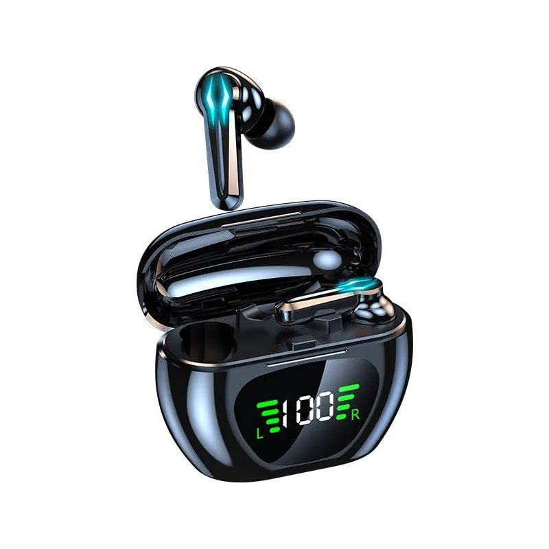 Wireless Earbuds Bluetooth 5.1 with 48H Playtime, LED Power Display & Wireless Charging Case, IPX7 Waterproof in-Ear Headphones for Running, Gym, Workout & Travel