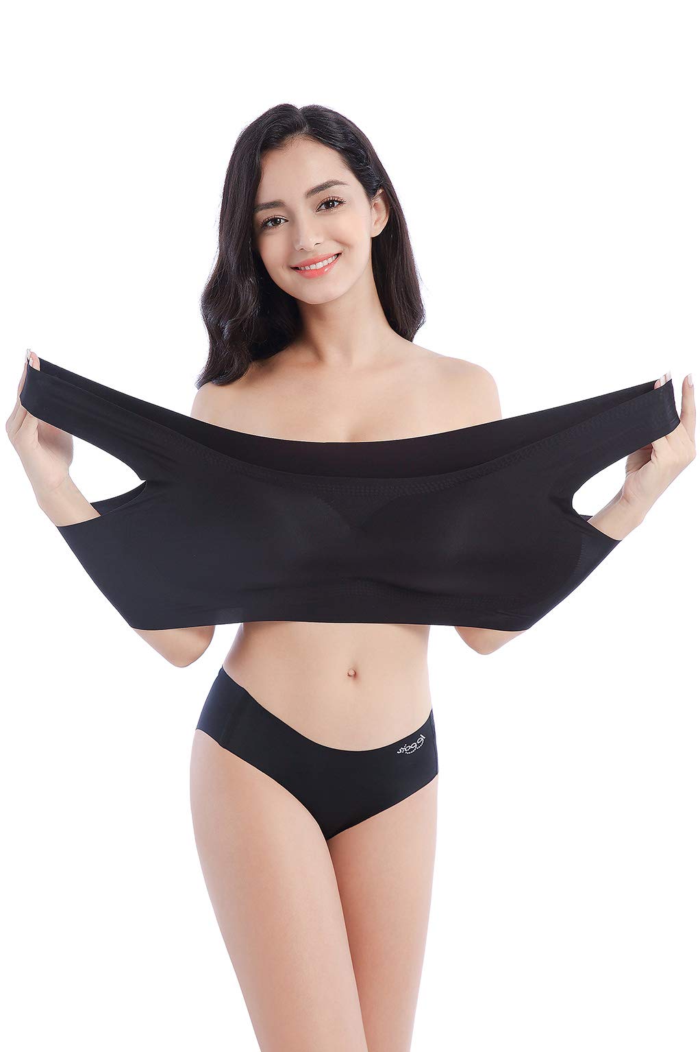 FEOYA Women's Plus Size Wireless Sleep Bra - Stretch Comfort Bralette for Sports & Lounge - Perfect for Yoga, Sleeping & Relaxation