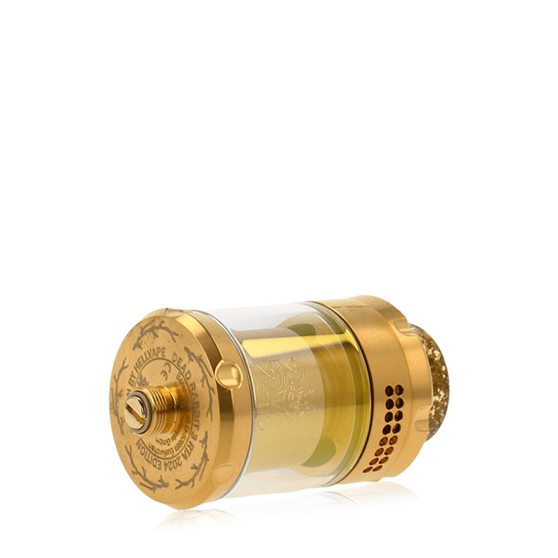 Hellvape Dead Rabbit 3 RTA 2024 Edition - Top Airflow Rebuildable Tank Atomizer for Vaping Enthusiasts | Perfect for Cloud Chasing & Flavor Production