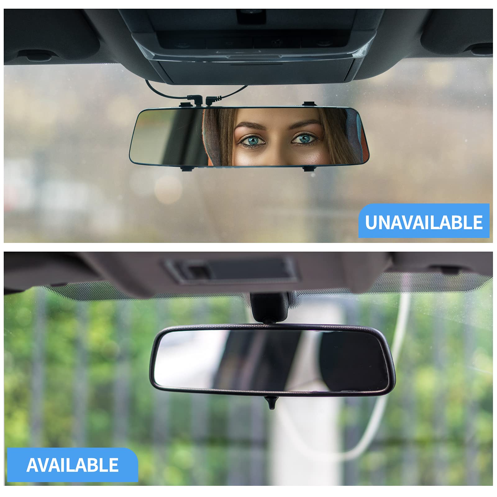 Elegant Crystal Diamond Bling Rhinestone Car Rear View Mirror - Stylish Interior Trim for Women, Perfect Birthday Gift for Car Enthusiasts, Ideal for Daily Commute and Road Trips