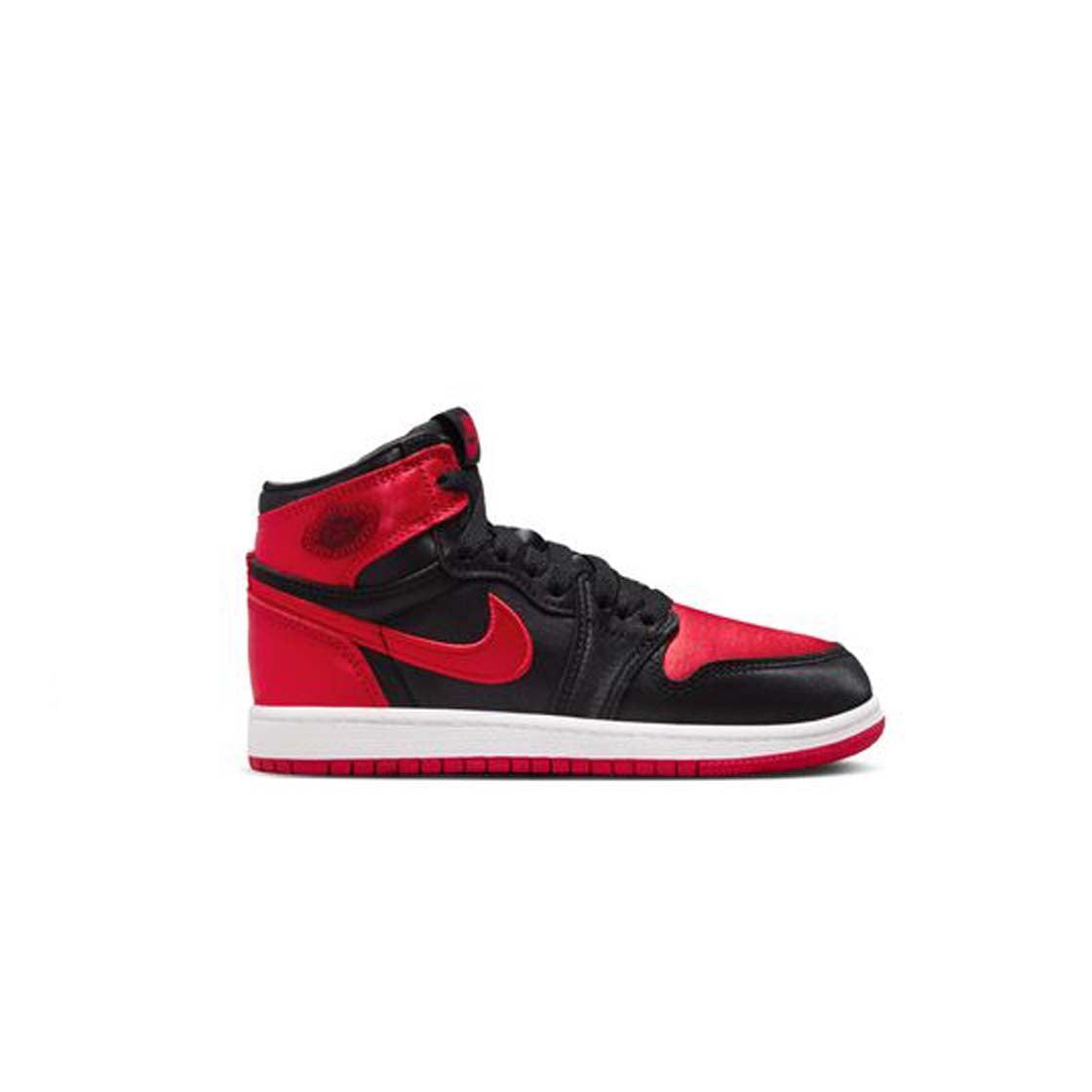 Air Jordan 1 Retro High OG 'Satin Bred' Kids Basketball Shoes - Premium Quality Sneakers for Boys & Girls - Perfect for School, Sports & Casual Wear