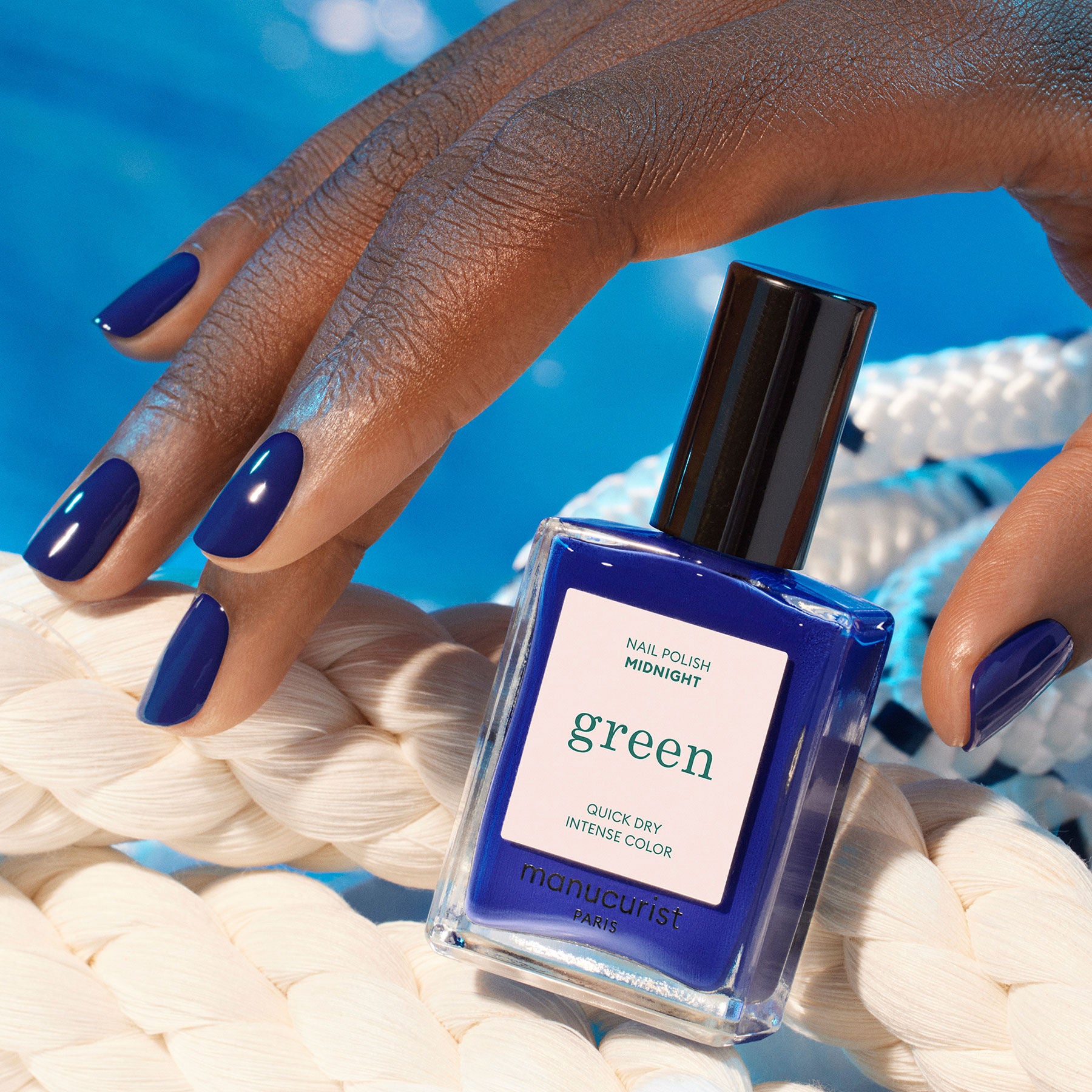 Organic Green Nail Polish - Vegan, Non-Toxic & Cruelty-Free - Perfect for Manicures, Pedicures & At-Home Nail Care