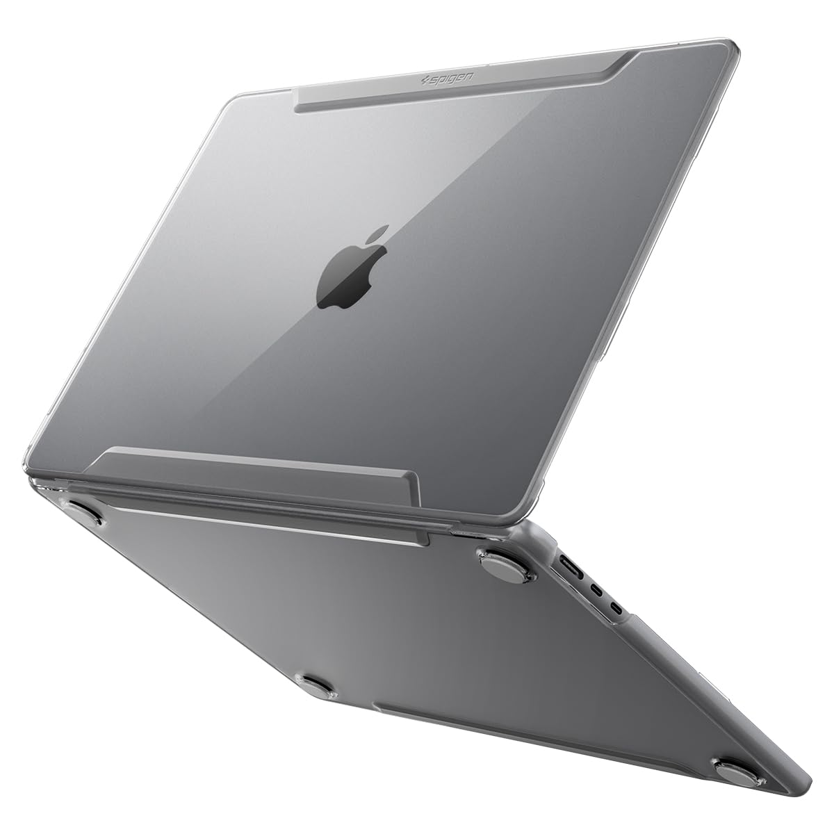 Spigen Thin Fit Transparent Hard Shell Case for MacBook Air 15 inch (M4 2025, M3/M2 2024-2022 Models) - Crystal Clear Protective Cover for A3114 & A2941 - Perfect for Office, Travel and Everyday Use