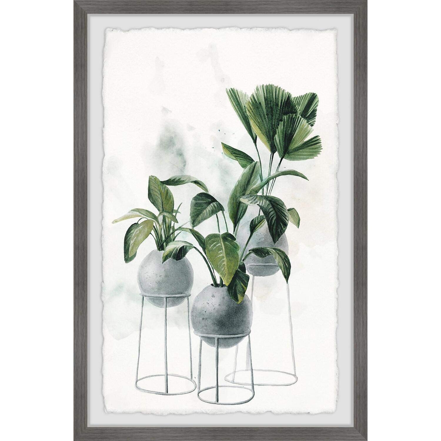 Premium Marmont Hill Ceramic Plant Pots & Framed Painting Print 20