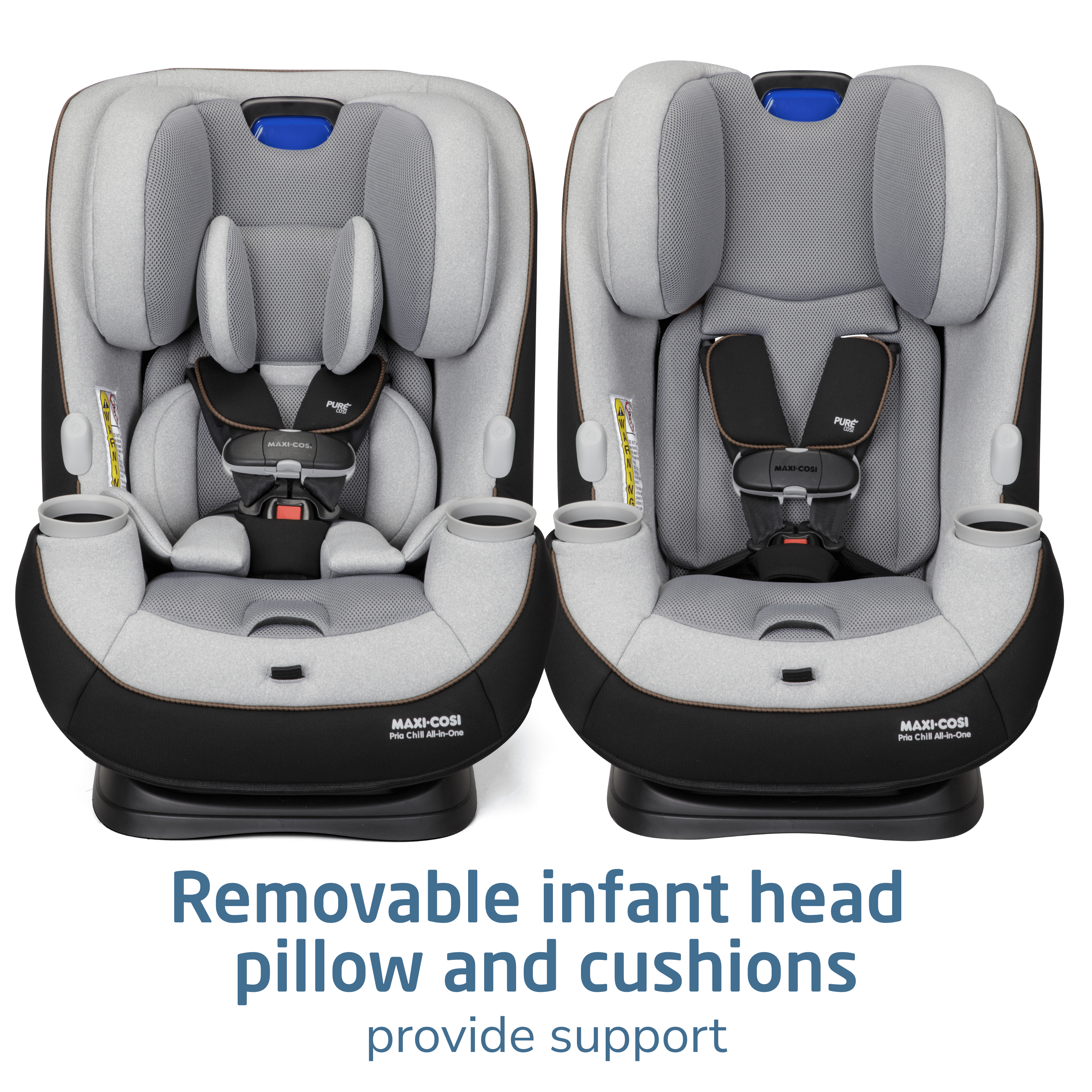 Maxi Cosi Pria Chill All-in-One Convertible Car Seat for Babies & Toddlers - Safe, Comfortable & Easy to Install - Perfect for Travel, Daily Commute & Family Road Trips