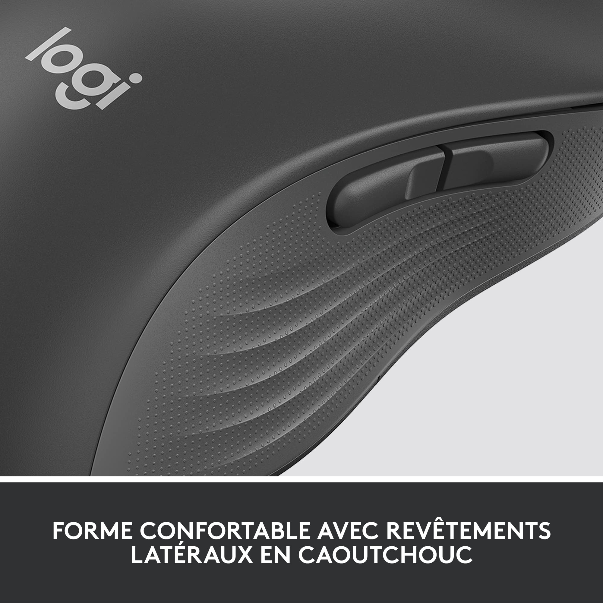 Logitech M650 L Wireless Mouse for Left-Handed - Silent Clicks, Bluetooth, PC/Mac/Chromebook - Graphite for Office & Home Use
