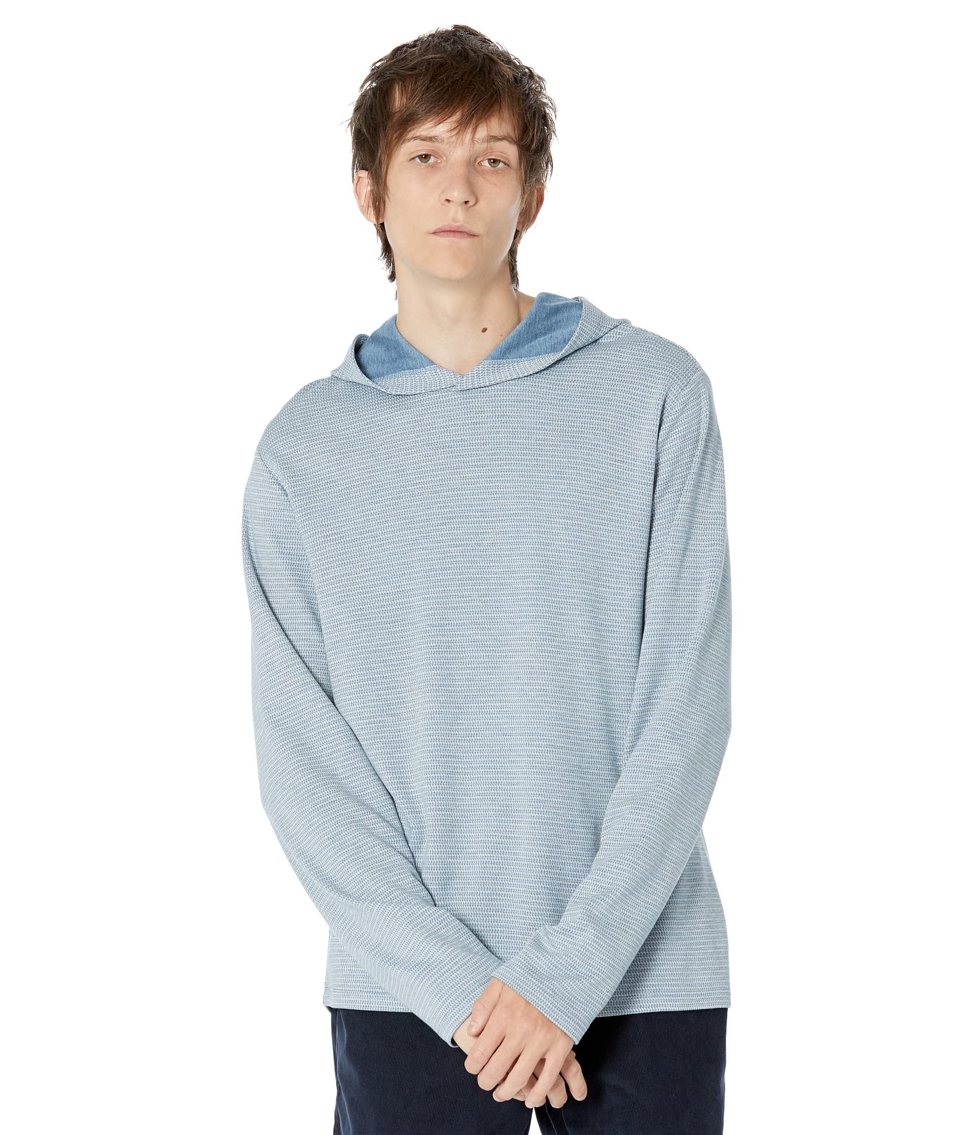 Vince Jacquard Pullover Hoodie for Women - Soft Fleece Lined Sweatshirt with Kangaroo Pocket | Casual Winter Wear, Gym Essentials & Street Style Outfits