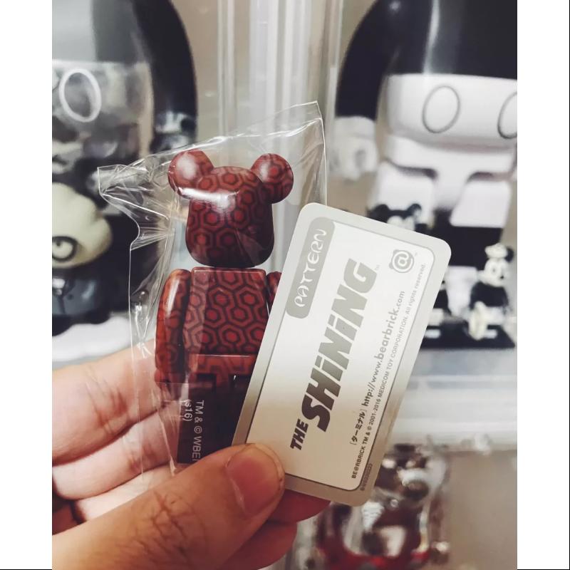 Bearbrick Series 33 PATTERN The Shining 100% Collectible Figure - Limited Edition Horror Movie Toy for Display & Gifts - Perfect for Anime Fans, Horror Collectors & Home Decor